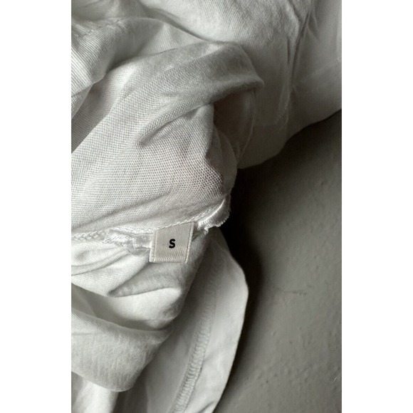 Alexander McQueen Womens SMALL White T Shirt Embroidered Swallow Bird - Picture 5 of 5